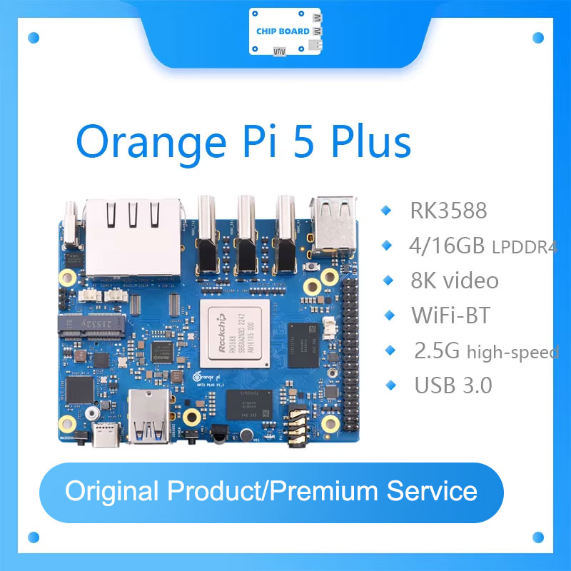 Orange Pi 5 Plus  Single Board - đánh giá và giá Rockchip Rk3588 Development Board